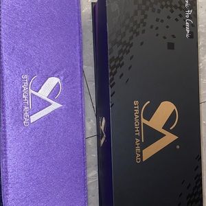 Straight ahead flat iron/curler